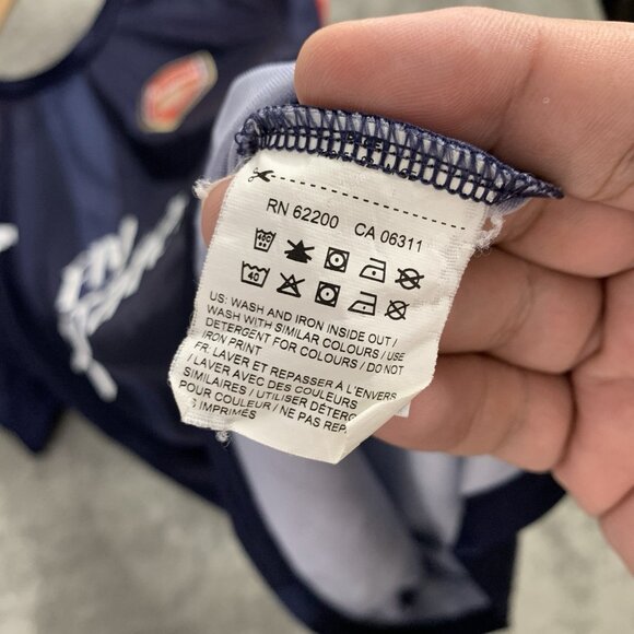 Puma Jersey Mens L Arsenal #18 Blue 16/17 Training Practice Kit Football Soccer - Picture 6 of 10